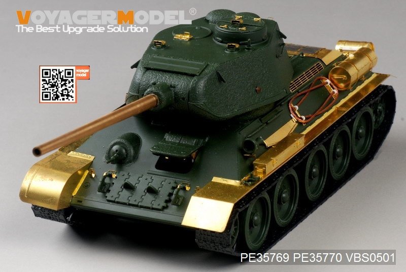 Voyager Model PE35769 WWII Russian T-34/85 No.112 Factory Production Basic（For ACADMY 13290） 1/35 – Bild 2