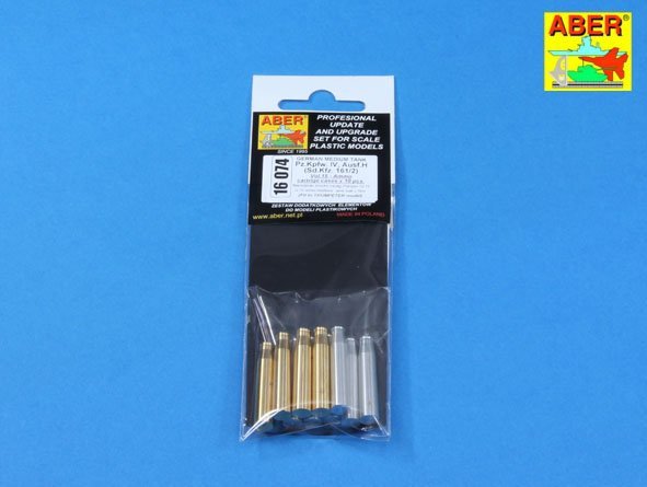 Aber 16074 German Medium Tank Pz.Kpfw. IV, Ausf.H (Sd.Kfz. 161/2) Vol.15 - Ammo cartridge cases x 10 pcs. (1/16) – image 3