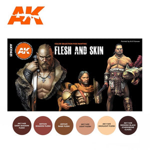 AK Interactive AK11621 FLESH AND SKIN COLORS – zdjęcie 2