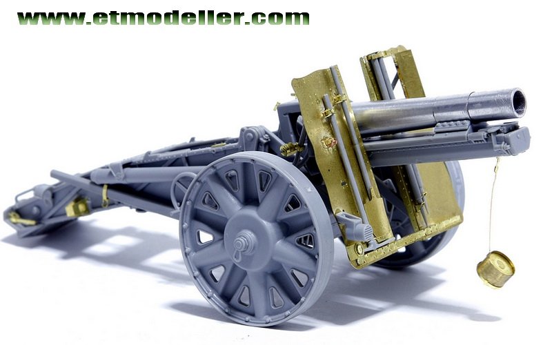 E.T. Model E35-016 WWII German 15cm sIG33 Infantry Gun (For DRAGON 6259/6473) 1/35 – zdjęcie 2