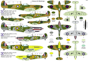 Kovozavody Prostejov KPM0276 Spitfire Mk.Ia „Special Markings“ 1/72 – zdjęcie 2