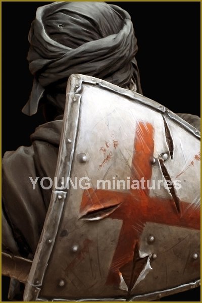 Young Miniatures YH1827 TEMPLAR KNIGHTIN JERUSALEM 1/10 – Bild 6