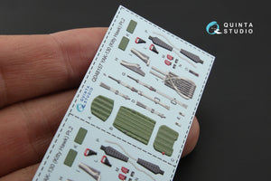 Quinta Studio QD48157 Yak-130 3D-Printed coloured Interior on decal paper (for KittyHawk kit) 1/48 – zdjęcie 6