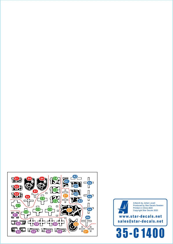 Star Decals 35-C1400 War in Ukraine # 11 Foreign Aid to Ukraine 2022-23. M113A2/A3, M113G3, M113AS4 1/35 – zdjęcie 3