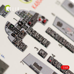 KELIK K48041 F-5B FREEDOM FIGHTER INTERIOR 3D DECALS FOR KINETIC KIT 1/48 – immagine 4