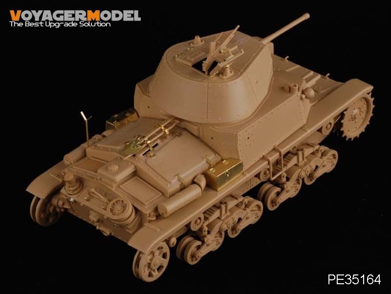 Maquette Voyager PE35164 Char moyen italien M13/40 de la Seconde Guerre mondiale pour TAMIYA 35296 1/35 – image 4