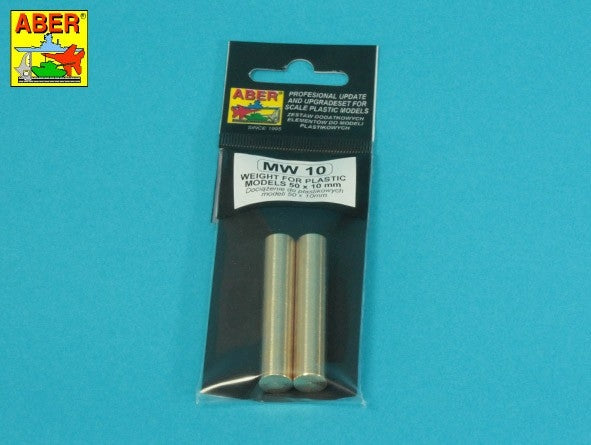 Aber MW-10 WEIGHT FOR PLASTIC MODELS 50 x 10 mm x 2 pcs. – image 4