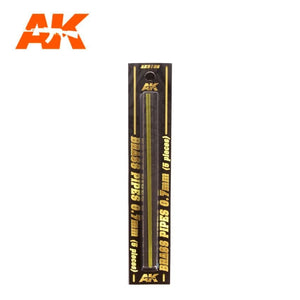 AK Interactive AK9106 BRASS PIPES 0.7MM Ø. 5 UNITS. – zdjęcie 2