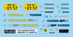 Fujimi 046303 Suzuki Alto TwinCam Turbo Works 1/24 – zdjęcie 3