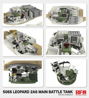 Rye Field Model 5066 Leopard 2 A6 - FULL INITERIOR 1/35 – zdjęcie 5