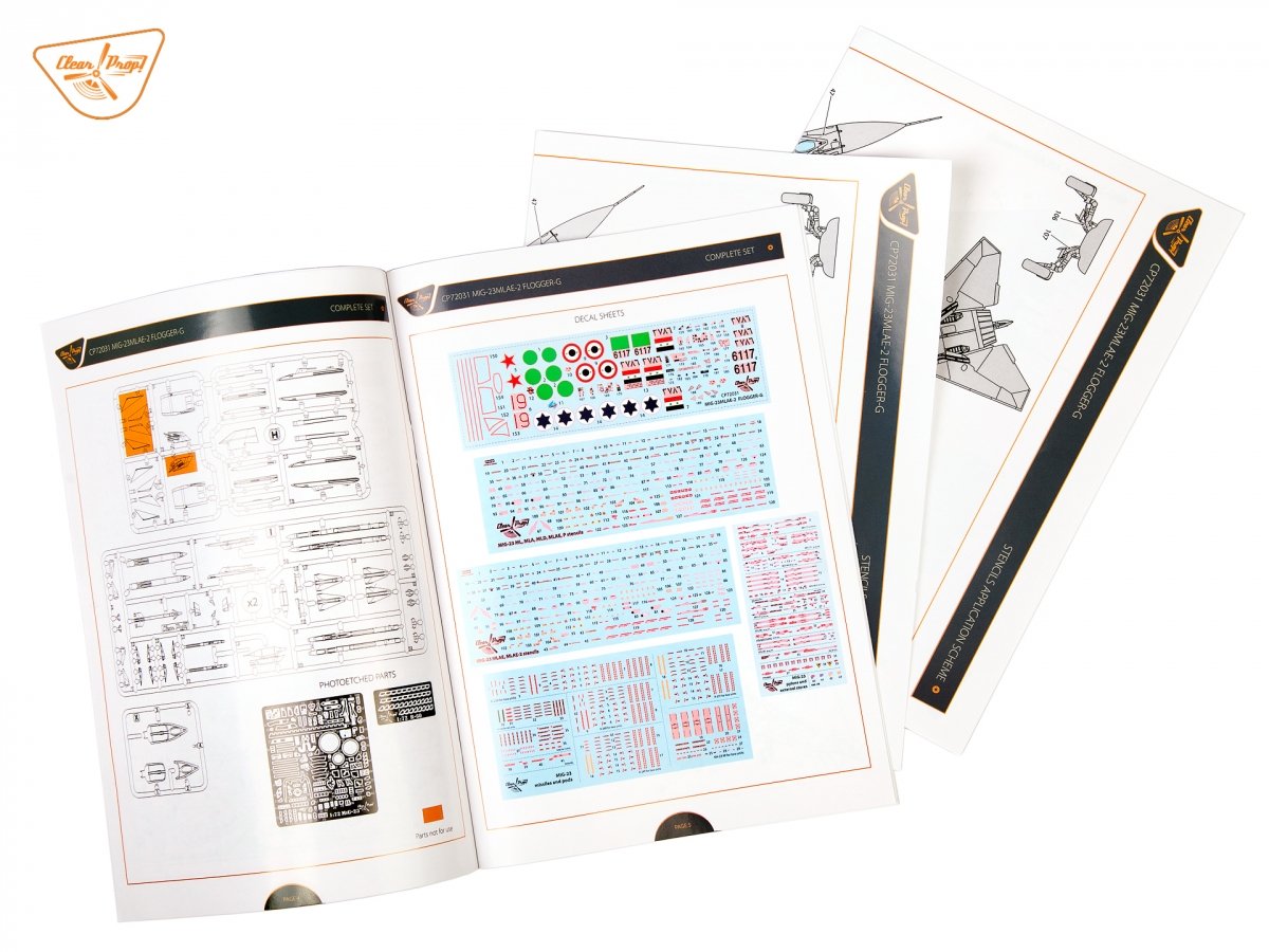Clear Prop! CP72031 MiG-23MLAE-2 Flogger-G EXPERT KIT 1/72 – image 35