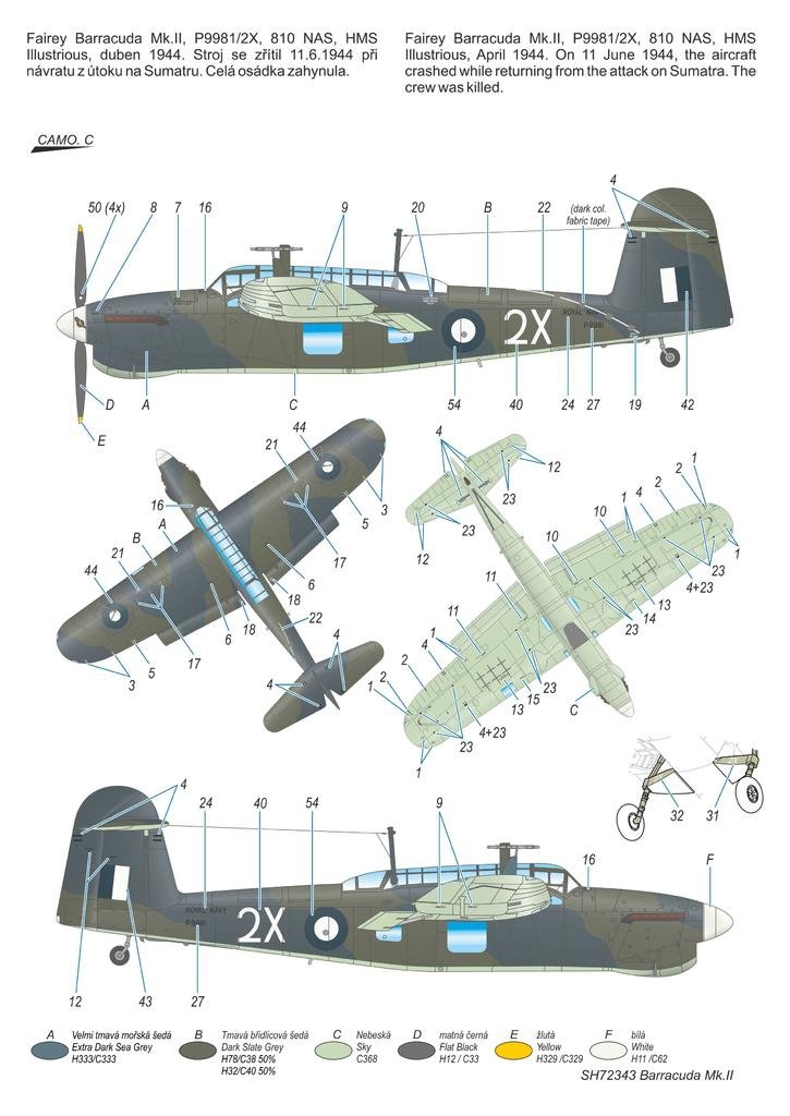 Special Hobby 72343 Fairey Barracuda Mk. II Pacific Fleet 1/72 – immagine 5