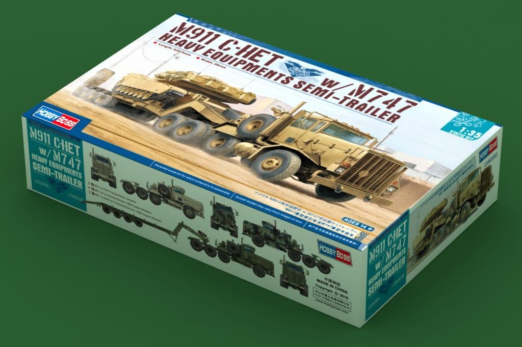 Hobby Boss 85519 M911 C-HET w/m747 Heavy Equipment Semi-Trailer 1/35 – zdjęcie 2
