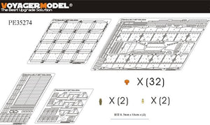 Voyager Model PE35274 Modern Merkava Mk.IV MBT Side Skirts (For ACADEMY 13213) 1/35 – zdjęcie 2
