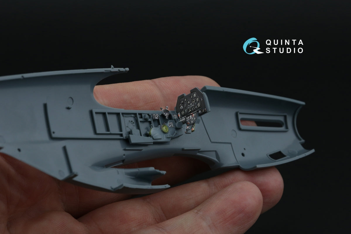 Quinta Studio QD48533 P-51B/C Mustang Early 3D-Printed &amp;amp; coloured Interior on decal paper (Eduard) 1/48 – zdjęcie 3