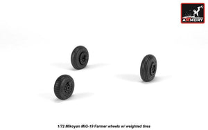 Armory Models AW72051 Mikoyan MiG-19 Farmer wheels w/ weighted tires 1/72 – immagine 2