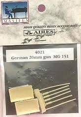 Aires 4021 Canons allemands de 20 mm MG 151 1/48 Autres
