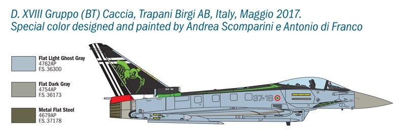 Italeri 1406 EF-2000 100th Anniv. GRUPPI CACCIA 1/72 – image 5