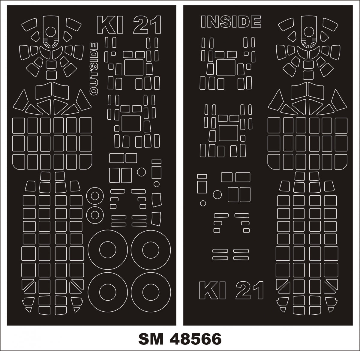 Montex SM48566 Ki-21 for ICM 1/48