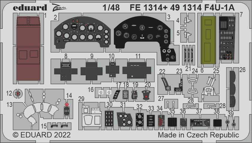 Eduard BIG49356 F4U-1A HOBBY BOSS 1/48 – zdjęcie 4