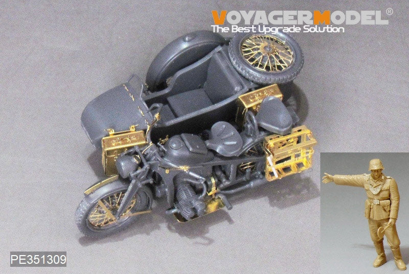 Voyager Model PE351309 WWII German Zundapp Moto KS600 Upgrade Set For TAMIYA 35384 1/35 – zdjęcie 3