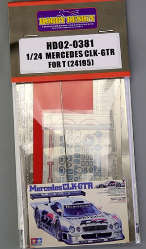 Hobby Design HD02-0381 Photoetch Detail-Up Set for Mercedes CLK-GTR Tamiya 24195 1/24