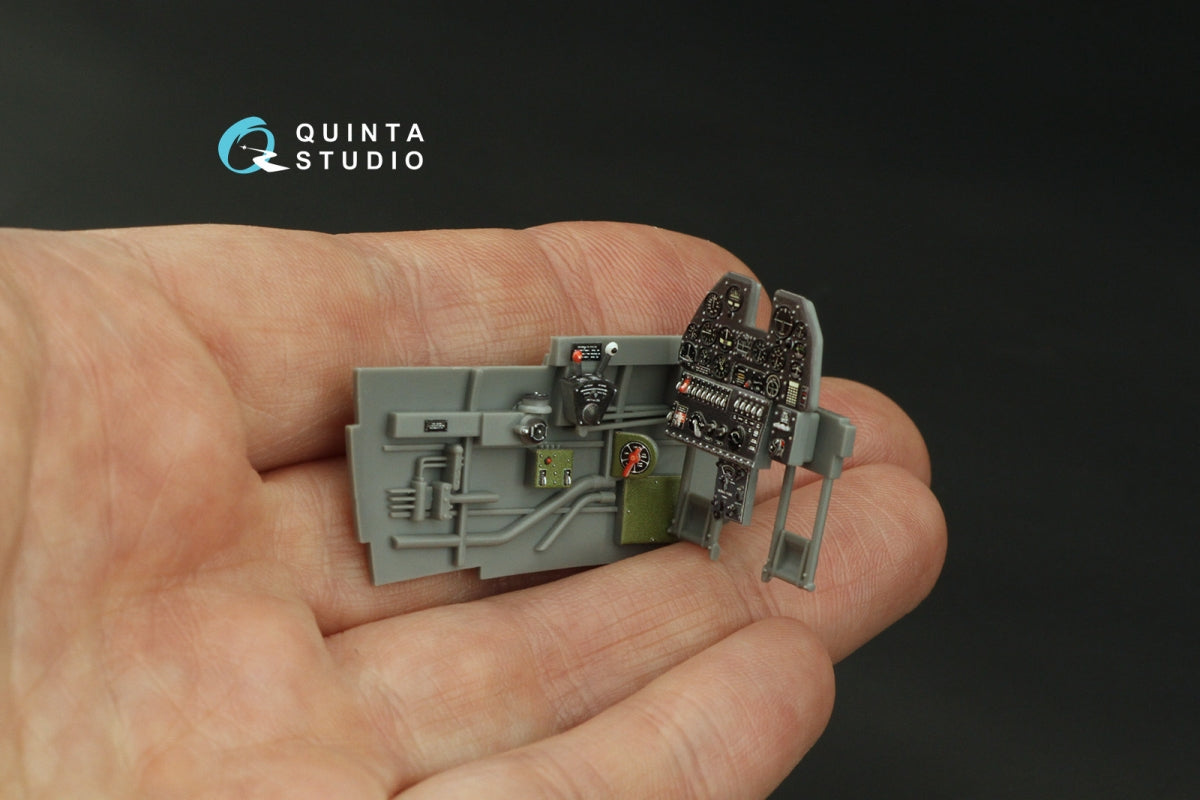 Quinta Studio QD32220 P-40N late 3D-Printed colored Interior on decal paper (Hasegawa/Eduard) 1/32 – image 10