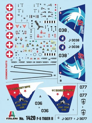 Italeri 1420 F-5E Swiss Air Force 1/72 – image 5