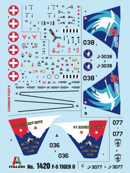 Italeri 1420 F-5E Swiss Air Force 1/72 – image 5