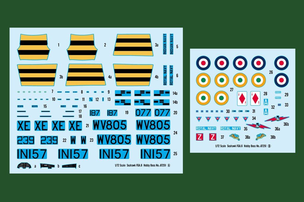Hobby Boss 87251 Hawker Seahawk FGA.6 1/72 – zdjęcie 3