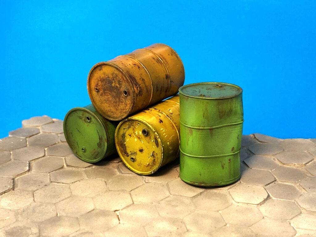 Point of no Return 3523048 Stare Beczki 200l / Old Barrels 200l 1/35 – zdjęcie 9