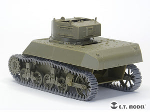 E.T. Model P35-039 WWII US ARMY M3/M5 Stuart Light Tank T36E6 Workable Track ( 3D Printed ) 1/35 – zdjęcie 5