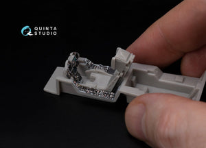 Quinta Studio QDS-48283 F/A-18A / C early 3D-Printed &amp;amp; colored Interior on decal paper (Hasegawa) (Small version) 1/48 – image 6