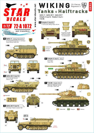 Star Decals 72-A1072 Viking #3. 1/72