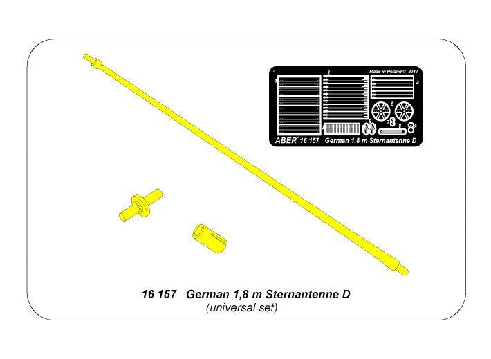 Aber 16157 German 1,8 m Sternantenne D 1/16 – zdjęcie 8