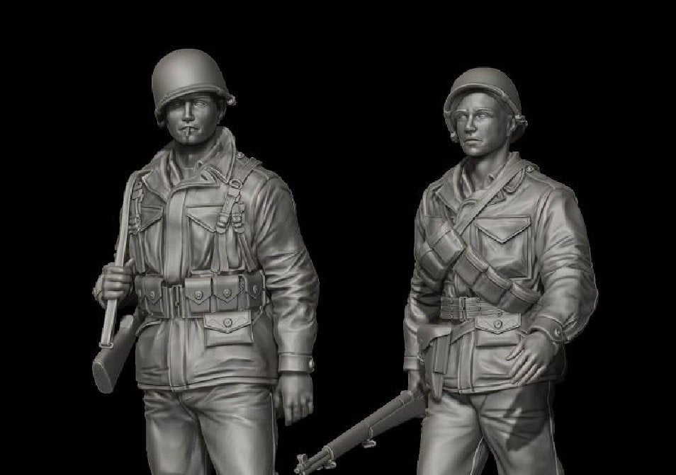 Panzer Art FI35-095 US Soldiers in M43 uniform set 1/35 – zdjęcie 2