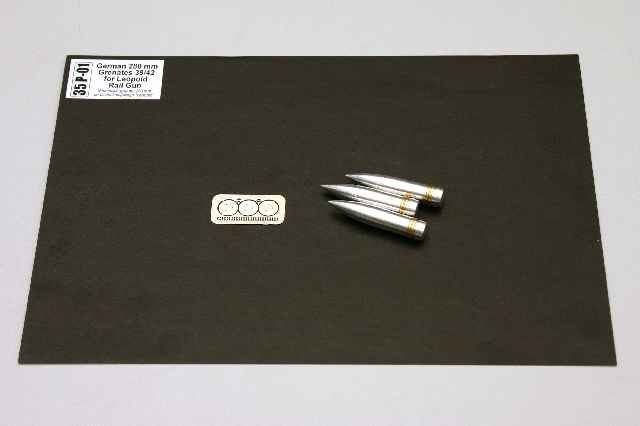 Aber 35P-01 German 280mm Grenates 39/42 for Leopold Rail Gun – image 2