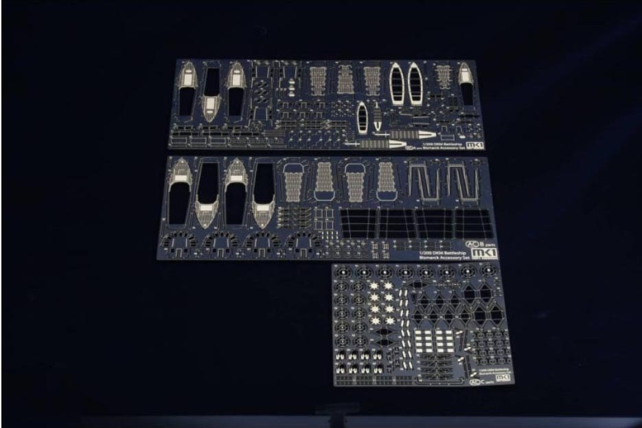 MK1 Design MS-20003 BISMARCK ACCESSORY SET 1/200 – zdjęcie 2