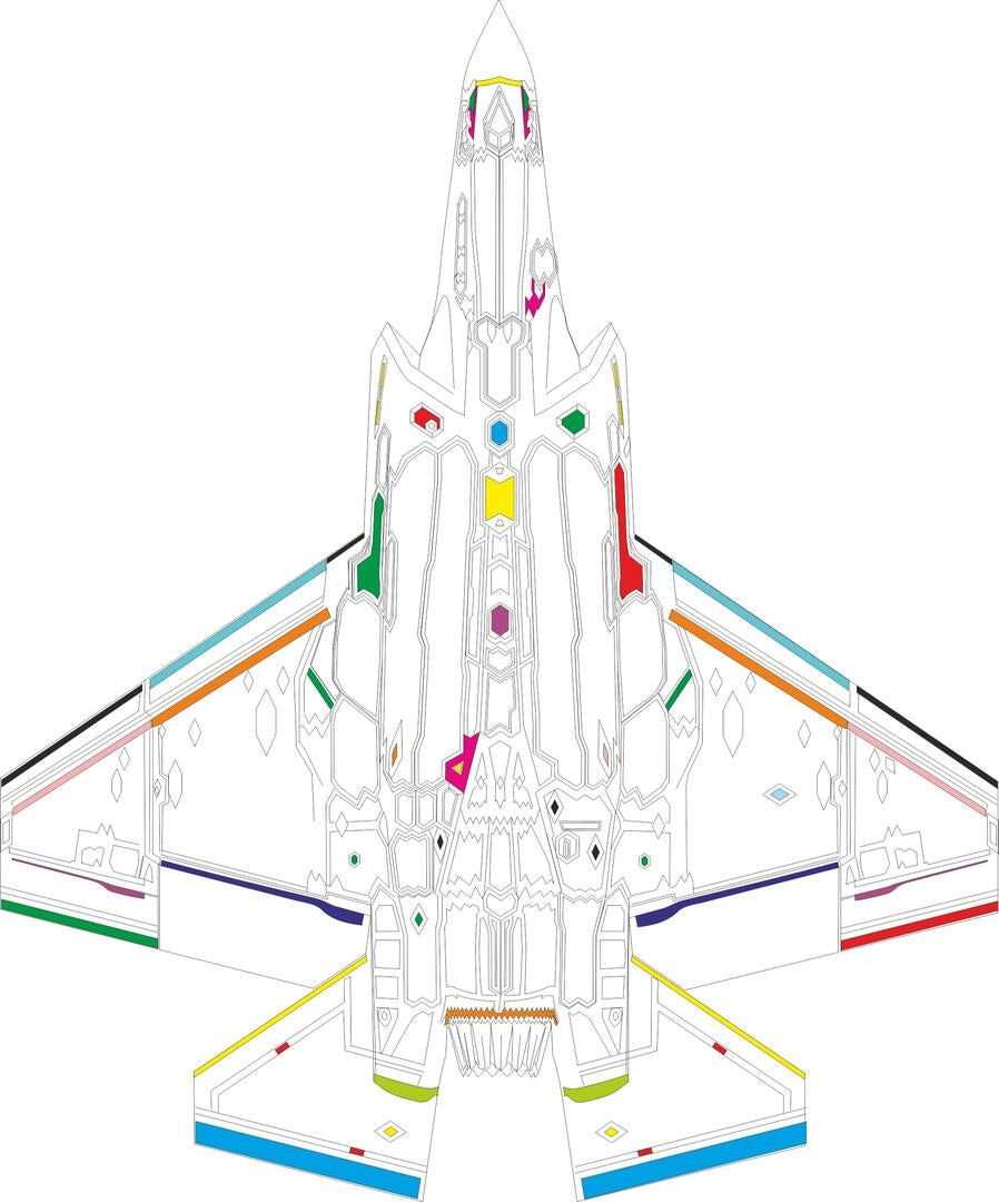 Eduard EX1098 F-35C RAM panels Tamiya 1/48