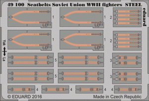 Eduard BIG49342 Seatbelts WWII Allied AF STEEL 1/48 – zdjęcie 4