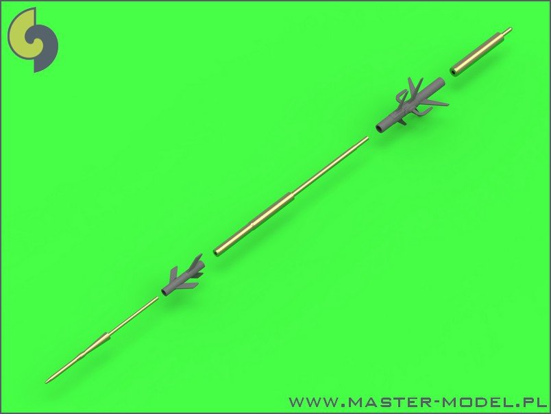 Master AM-48-122 Su-17, Su-20, Su-22 (Fitter) - Pitot Tubes and 30mm gun barrels 1/48