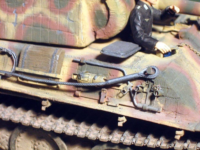 Eureka XXL ER-2501 Towing cable for Pz.Kpfw.V Panther Ausf.G Tank 1/25 – image 7