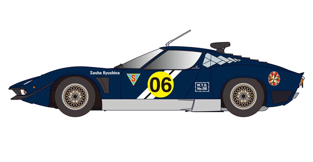 Hasegawa SP556 Wild Egg Girls Lamborghini Jota SVR &amp;quot;Sasha Ilyushina&amp;quot; w/Figure 1/24 – zdjęcie 5