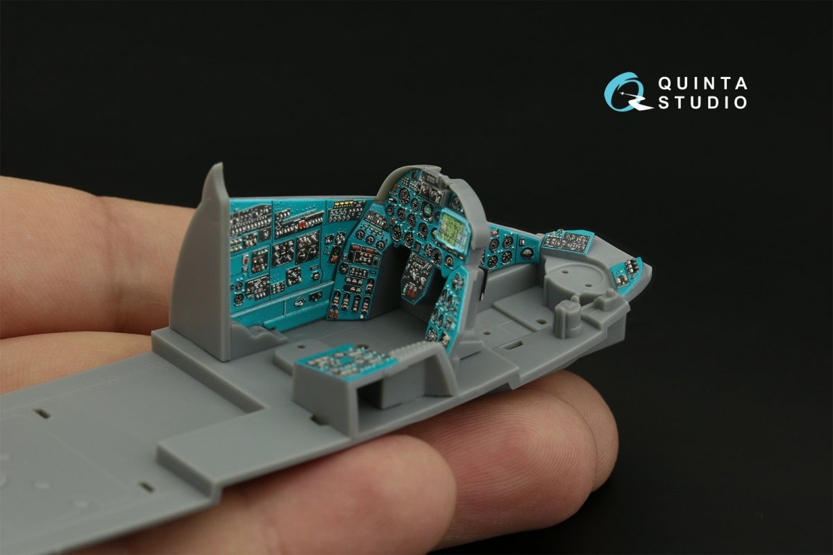 Quinta Studio QDS-48356 Mi-24D 3D-Printed &amp;amp; coloured Interior on decal paper (Trumpeter) (Small version) 1/48 – zdjęcie 9