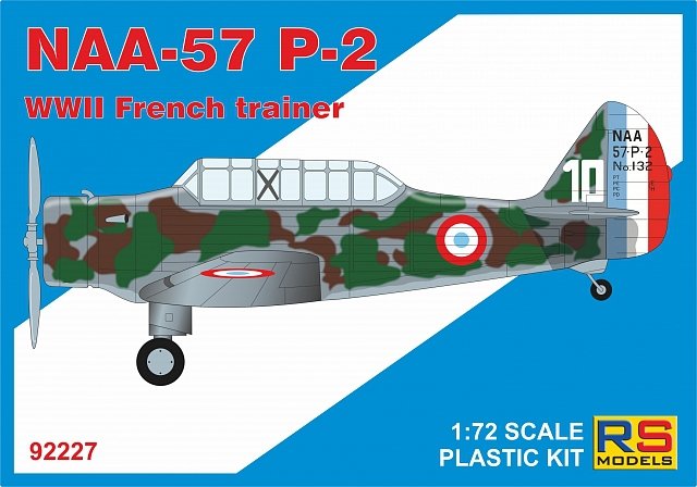 RS Models 92227 NAA-57 P-2 WWII French trainer 1/72