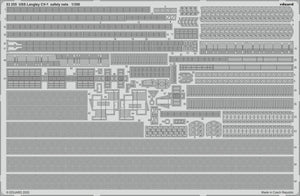 Eduard 53255 USS Langley CV-1 safety nets 1/350 TRUMPETER
