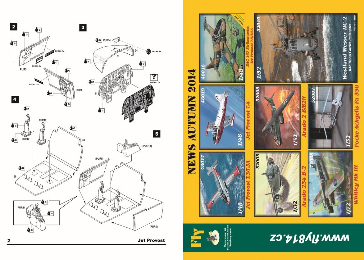 Fly 48017 Jet Provost T.3/T.3A 1/48 – zdjęcie 4