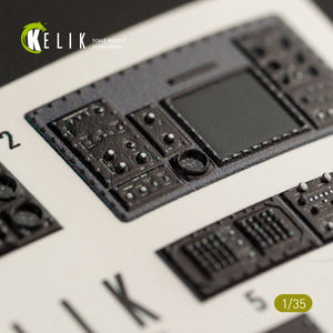 KELIK K35012 SH-60F OCEAN HAWK INTERIOR 3D DECALS FOR KITTY HAWK KIT 1/35 – zdjęcie 5