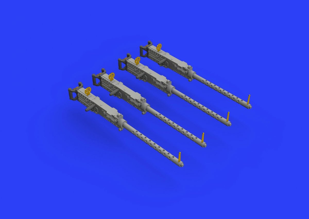 Eduard 648458 M2 Brownings w/ handles for aircraft 1/48 – zdjęcie 2