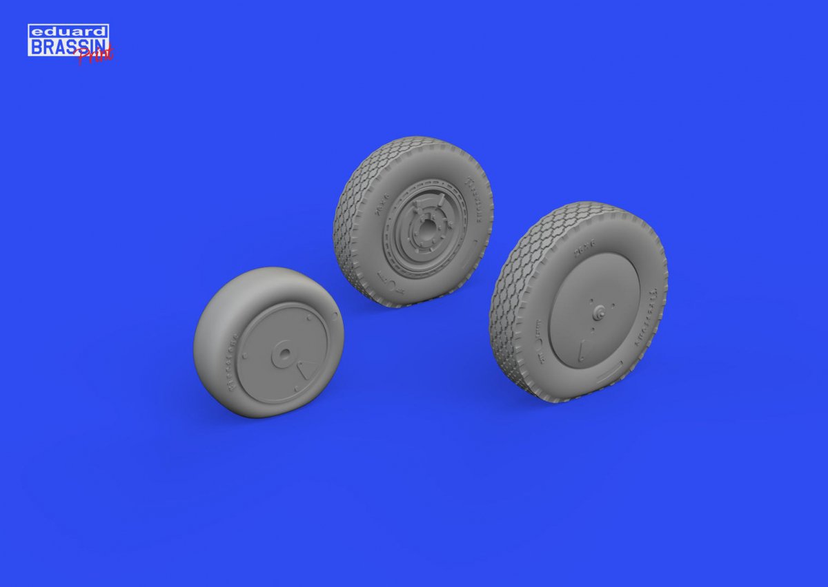 Eduard 672304 P-39Q wheels w/ rims PRINT ARMA HOBBY 1/72 – zdjęcie 3